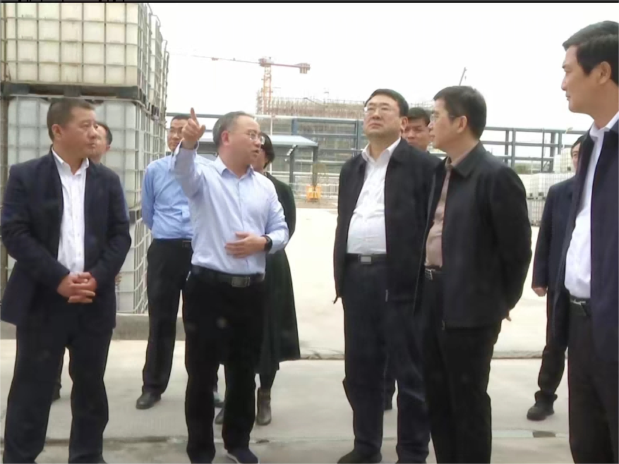 欢迎湖南省工信厅副厅长张治平一行来福尔程环保调研